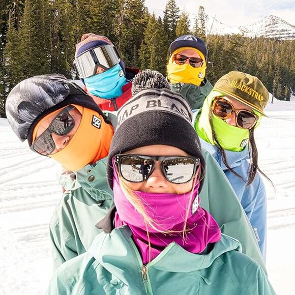 NWT BlackStrap Unisex Hood Balaclava Cold Weather Ski Facemask, solid peanut-OS - Picture 4 of 6